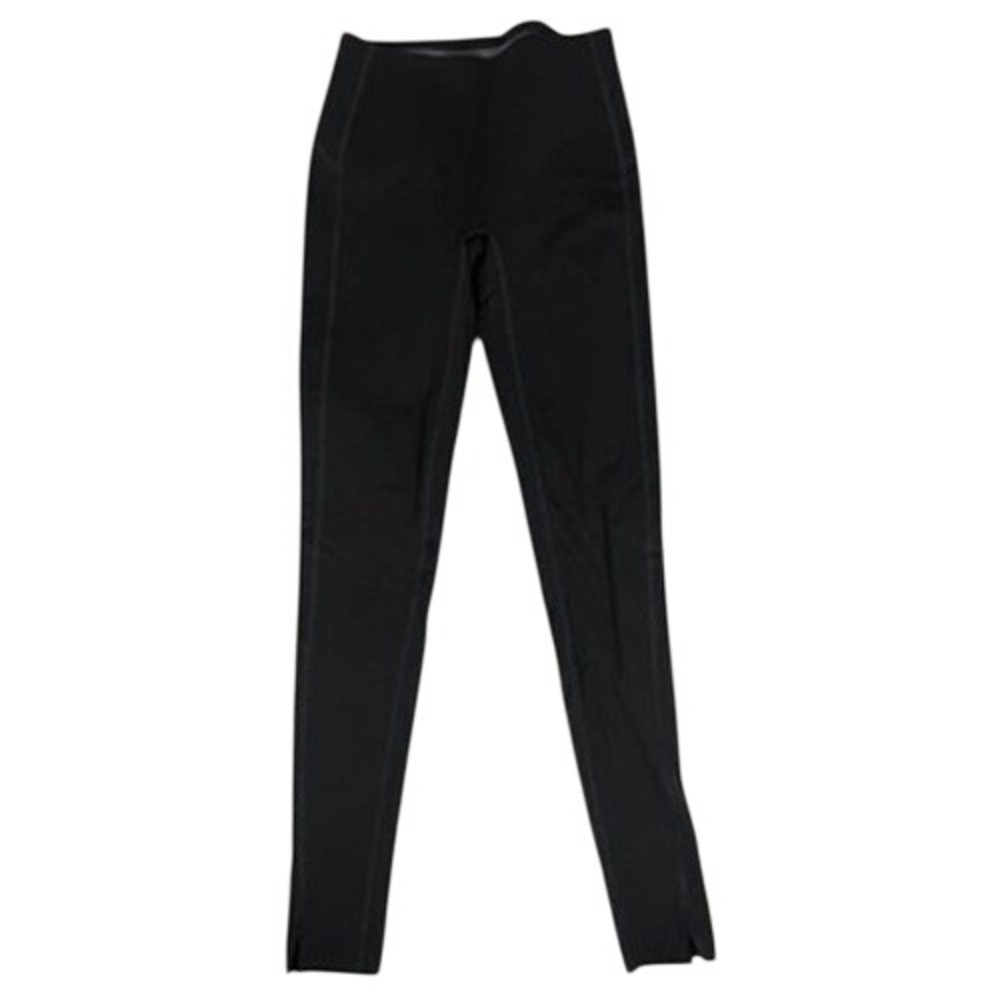 SPANX by Sara Blakely Black High Waisted Leggings Split Ankle Women's Small